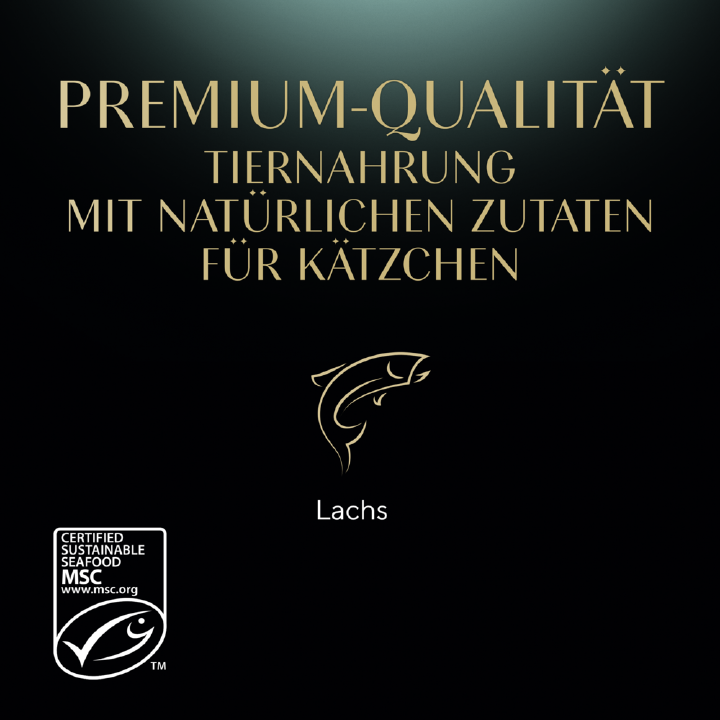 Sheba Katzen-Nassfutter Kitten in Sauce mit Lachs